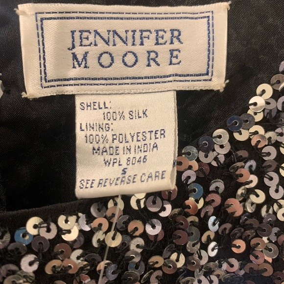 Vintage Jennifer Moore Sequin top size Small - Picture 5 of 7